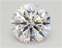 Del inventario de diamantes de laboratorio, 2.05 quilates, Redondo , Color D, claridad VVS2 y certificado IGI