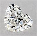 Natural Diamond 2.01 Carats, Heart with  Cut, H Color, VVS1 Clarity and Certified by GIA