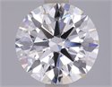 Del inventario de diamantes de laboratorio, 2.03 quilates, Redondo , Color E, claridad VVS2 y certificado IGI