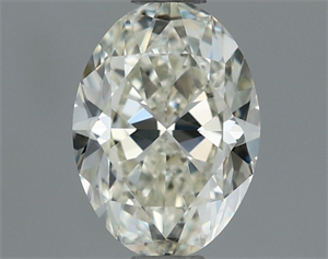 Picture of Natural Diamond 0.72 Carats, Oval with  Cut, J Color, VVS2 Clarity and Certified by IGI