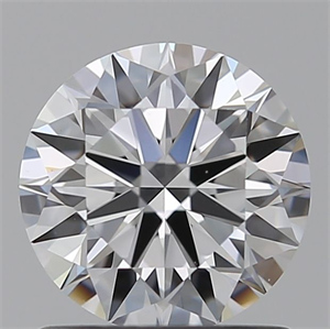 Picture of Lab Grown Diamond 1.00 Carats, Round with Ideal Cut, D Color, VVS1 Clarity and Certified by IGI