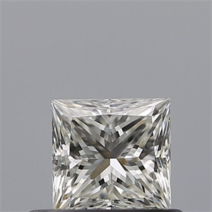 Picture of Natural Diamond 0.43 Carats, Princess with  Cut, I Color, VVS1 Clarity and Certified by GIA