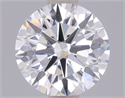 Lab Grown Diamond 1.41 Carats, Round with Ideal Cut, D Color, VVS2 Clarity and Certified by IGI