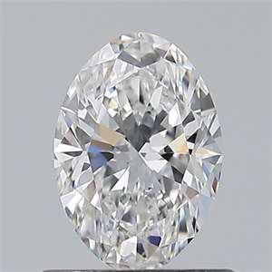 Picture of Natural Diamond 0.60 Carats, Oval with  Cut, D Color, VVS2 Clarity and Certified by GIA