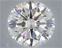 Lab Grown Diamond 6.04 Carats, Round with Excellent Cut, F Color, VS1 Clarity and Certified by IGI