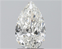 Natural Diamond 1.31 Carats, Pear with  Cut, H Color, VVS2 Clarity and Certified by IGI