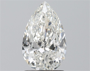 Foto Diamante Natural 1.31 quilates, De pera , Color H, claridad VVS2 y certificado IGI de
