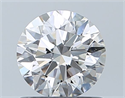 Natural Diamond 0.80 Carats, Round with Excellent Cut, F Color, SI1 Clarity and Certified by GIA