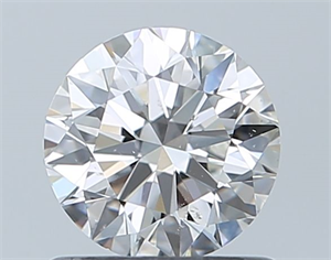 Picture of Natural Diamond 0.80 Carats, Round with Excellent Cut, F Color, SI1 Clarity and Certified by GIA