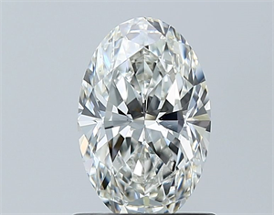 Picture of Natural Diamond 1.01 Carats, Oval with  Cut, H Color, VS2 Clarity and Certified by GIA