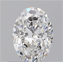 Natural Diamond 0.54 Carats, Oval with  Cut, D Color, VS1 Clarity and Certified by GIA