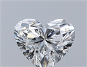 Natural Diamond 0.35 Carats, Heart with  Cut, G Color, VVS2 Clarity and Certified by GIA