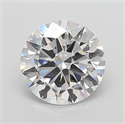 Lab Grown Diamond 5.01 Carats, Round with Excellent Cut, E Color, VS1 Clarity and Certified by IGI