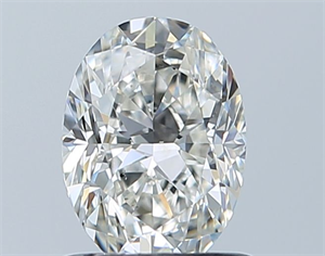 Picture of Natural Diamond 0.90 Carats, Oval with  Cut, H Color, SI1 Clarity and Certified by GIA