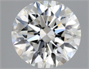 Diamante Natural 0.44 quilates, Redondo , Color F, claridad VVS2 y certificado GIA
