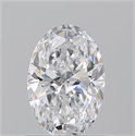 Diamante Natural 0.71 quilates, Ovalado , Color D, claridad VVS1 y certificado GIA