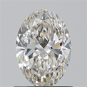Picture of Natural Diamond 0.90 Carats, Oval with  Cut, H Color, VVS1 Clarity and Certified by GIA