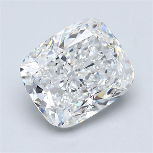 Picture of Natural Diamond 2.71 Carats, Cushion with  Cut, F Color, VS1 Clarity and Certified by GIA