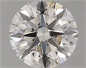 Diamante Natural 0.95 quilates, Redondo , Color K, claridad VVS2 y certificado GIA