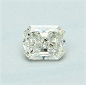 Natural Diamond 0.51 Carats, Radiant with  Cut, K Color, VS2 Clarity and Certified by GIA