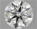 Natural Diamond 1.04 Carats, Round with Excellent Cut, E Color, SI2 Clarity and Certified by GIA