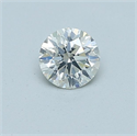 Diamante Natural 0.42 quilates, Redondo , Color I, claridad SI1 y certificado GIA