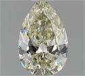 Natural Diamond 0.60 Carats, Pear with  Cut, L Color, SI1 Clarity and Certified by GIA