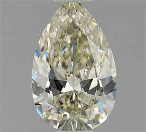 Picture of Natural Diamond 0.60 Carats, Pear with  Cut, L Color, SI1 Clarity and Certified by GIA