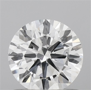 Picture of Lab Grown Diamond 0.72 Carats, Round with Ideal Cut, D Color, VVS2 Clarity and Certified by IGI