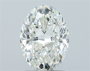 Picture of Natural Diamond 1.51 Carats, Oval with  Cut, H Color, VS1 Clarity and Certified by GIA