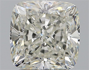 Foto Diamante Natural 2.40 quilates, Del cojín , Color J, claridad VS1 y certificado GIA de