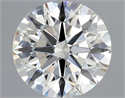 Natural Diamond 0.52 Carats, Round with Excellent Cut, I Color, VVS1 Clarity and Certified by GIA