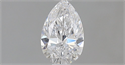 Natural Diamond 0.52 Carats, Pear with  Cut, D Color, VS2 Clarity and Certified by GIA