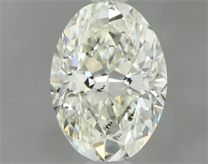 Picture of Natural Diamond 0.90 Carats, Oval with  Cut, M Color, SI2 Clarity and Certified by GIA