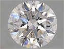 Diamante Natural 1.54 quilates, Redondo , Color D, claridad SI2 y certificado GIA