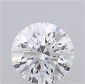 Lab Grown Diamond 0.85 Carats, Round with Ideal Cut, D Color, VVS2 Clarity and Certified by IGI