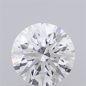 Picture of Lab Grown Diamond 0.85 Carats, Round with Ideal Cut, D Color, VVS2 Clarity and Certified by IGI