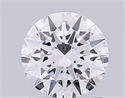 Lab Grown Diamond 1.08 Carats, Round with Excellent Cut, D Color, VVS1 Clarity and Certified by IGI