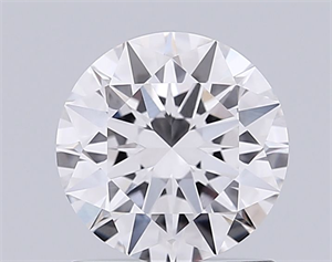 Picture of Lab Grown Diamond 1.08 Carats, Round with Excellent Cut, D Color, VVS1 Clarity and Certified by IGI