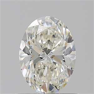 Picture of Natural Diamond 0.90 Carats, Oval with  Cut, J Color, IF Clarity and Certified by GIA