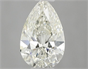 Natural Diamond 0.52 Carats, Pear with  Cut, M Color, SI1 Clarity and Certified by GIA