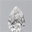 Diamante Natural 1.70 quilates, De pera , Color E, claridad VVS1 y certificado GIA