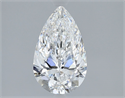 Natural Diamond 1.30 Carats, Pear with  Cut, D Color, VVS2 Clarity and Certified by GIA