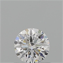 Diamante Natural 0.61 quilates, Redondo , Color D, claridad VVS1 y certificado GIA