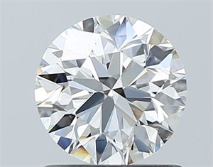 Picture of Natural Diamond 0.90 Carats, Round with Excellent Cut, H Color, VVS1 Clarity and Certified by GIA