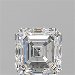 Foto Diamante Natural 2.01 quilates, Asscher , Color F, claridad SI1 y certificado GIA de