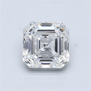 Foto Diamante Natural 1.01 quilates, Asscher , Color E, claridad VS1 y certificado GIA de