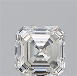 Picture of Natural Diamond 1.01 Carats, Asscher with  Cut, H Color, VVS1 Clarity and Certified by GIA