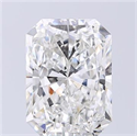 Natural Diamond 4.01 Carats, Radiant with  Cut, G Color, SI1 Clarity and Certified by GIA