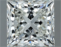 Natural Diamond 2.02 Carats, Princess with  Cut, H Color, SI1 Clarity and Certified by IGI